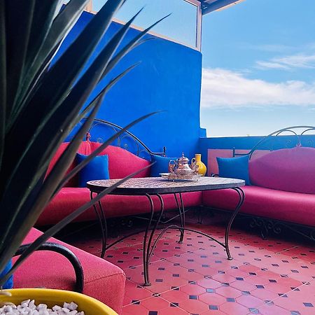 Apartment with nice private terrace&parking Appartement avec jolie terrasse privée et parking Marrakesh Exterior foto
